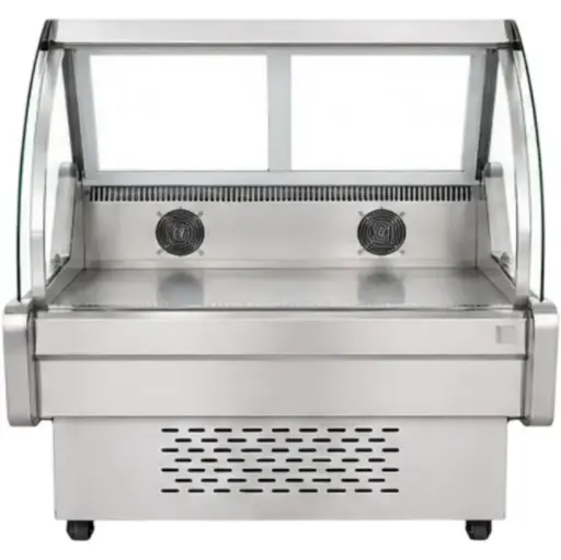 [MSD-1200MT] VITRINA REFRIGERADA CARNICERA DE COLOR BLANCO DE 1.20MTS 110V